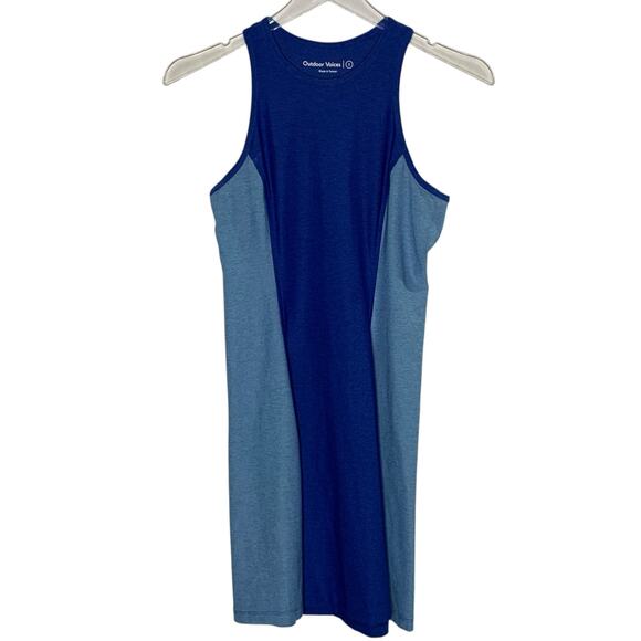 Outdoor Voices S Womens Workout Active Sport Athena Dress Blue Stretch - Picture 2 of 8